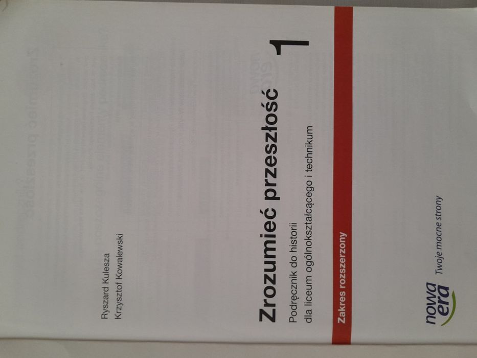 Książka do historii zakres rozszerzony