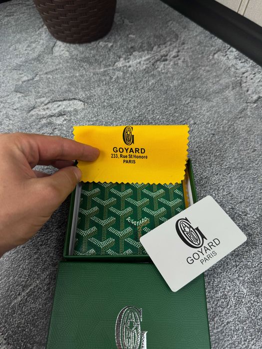 Гаманець з еко-шкіри Goyard преміум класу з подарунковим набором