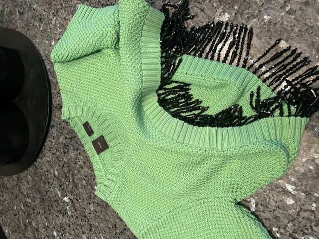 Mega sweterek Pinko z kamieniami r.L