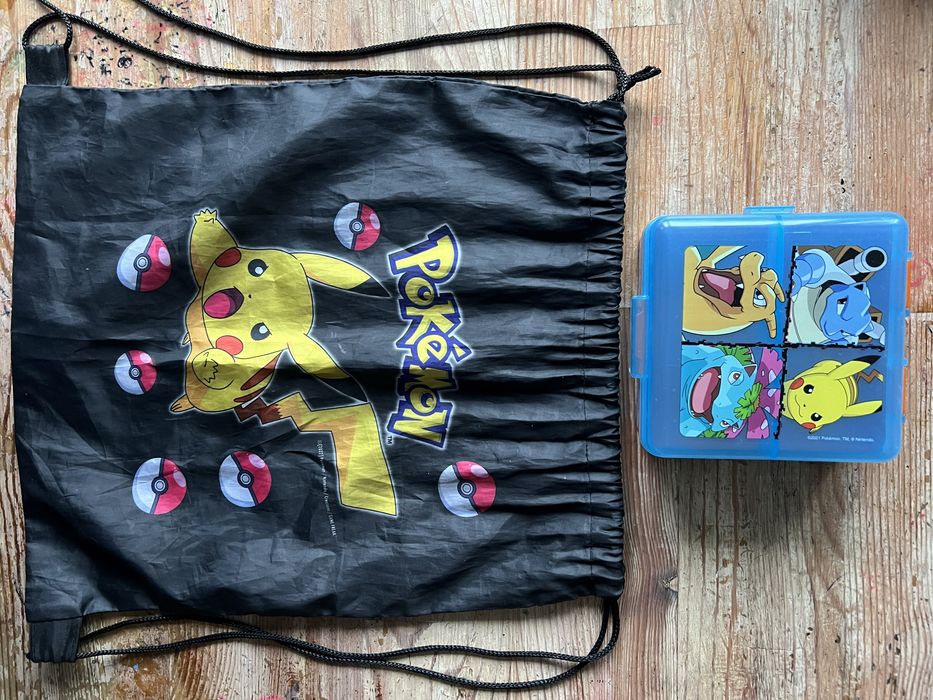 Smiadaniówka i worek.Pokemon.