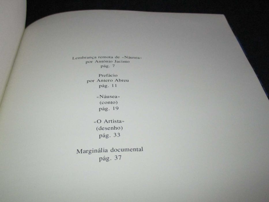 Livro Agostinho Neto Náusea Conto Artista Desenho