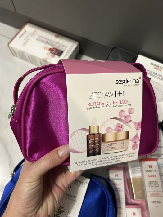 Sesderma Men Set з косметичкою чоловічий крем  набір подарунковий