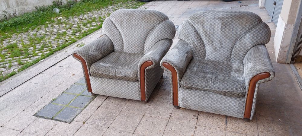 Sofás monolugar vintage.