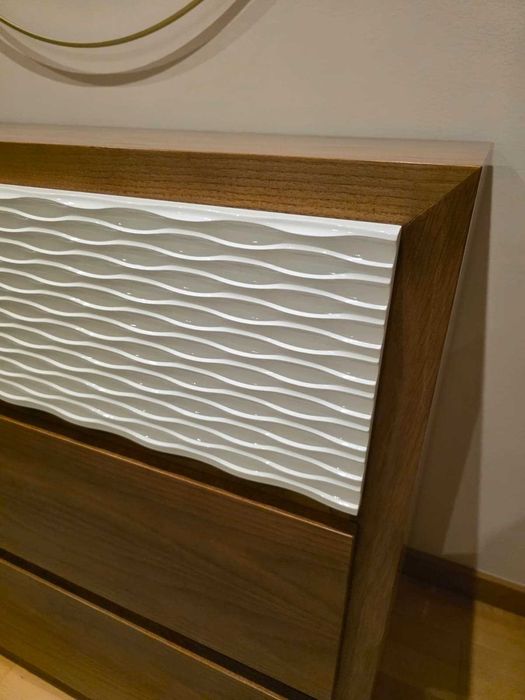 Conjunto completo de mobília de quarto Cerejeira