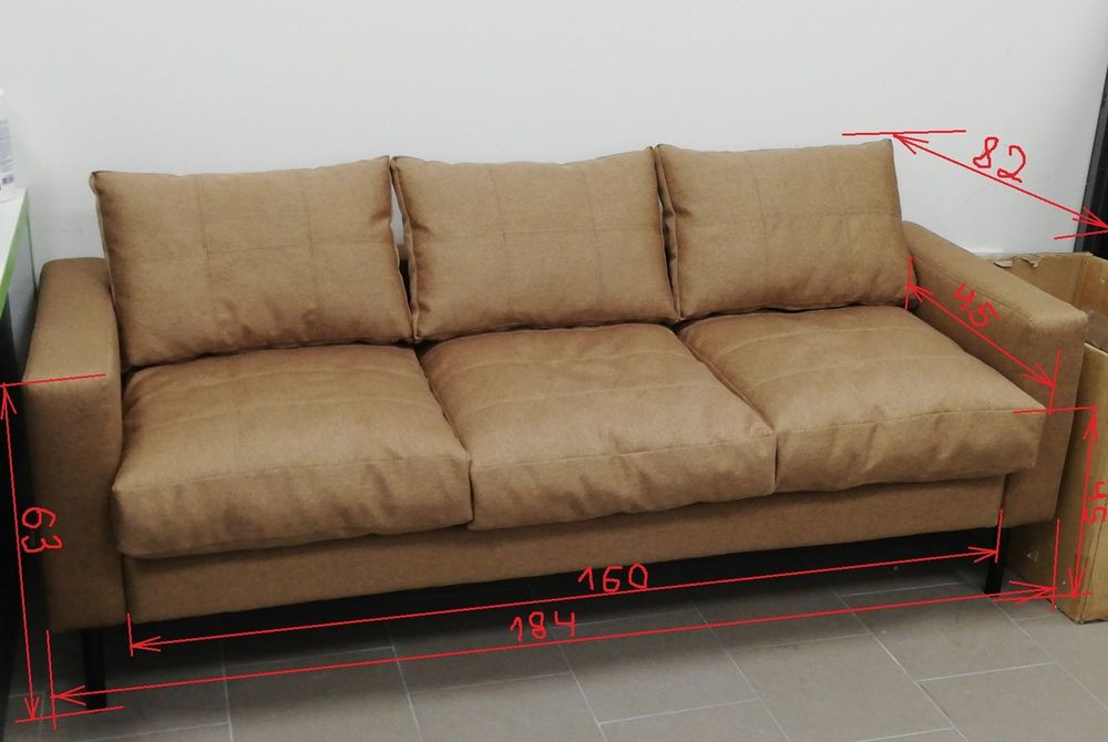 Диван софа компакт, для офісу, вітальні, приймальні чи рецепції