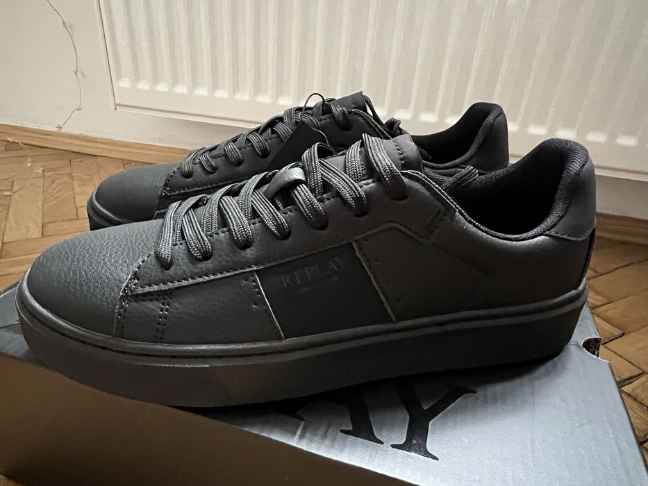 Replay TINNING Sneakersy niskie czarny