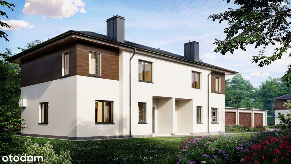 Dom typu bliźniak 132 m2, Okuniew, wysoki standar