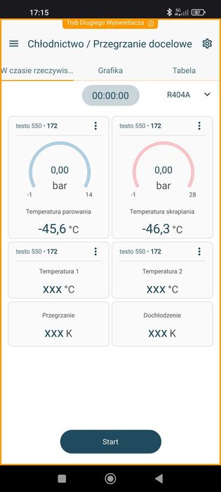 Testo 550 .Manometry do klimatyzacji i chłodnictwa