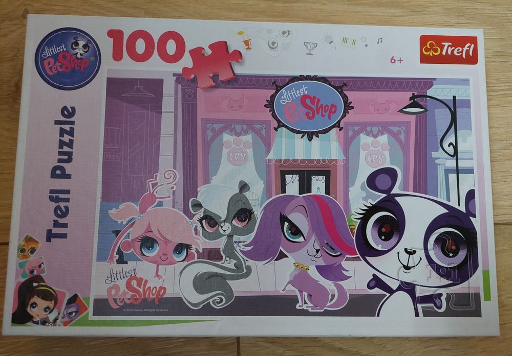 Puzzle układanka My Littlest Petshop MLP 100elementow na prezent