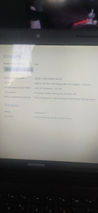 Sprzedam Laptopa Compaq Presario CQ57