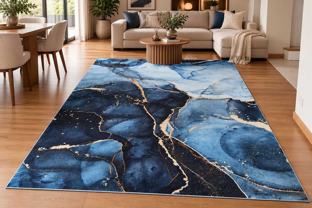 NOWY Dywan do Salonu Efekt 3D Nowoczesne Wzory Elegancki 200x300