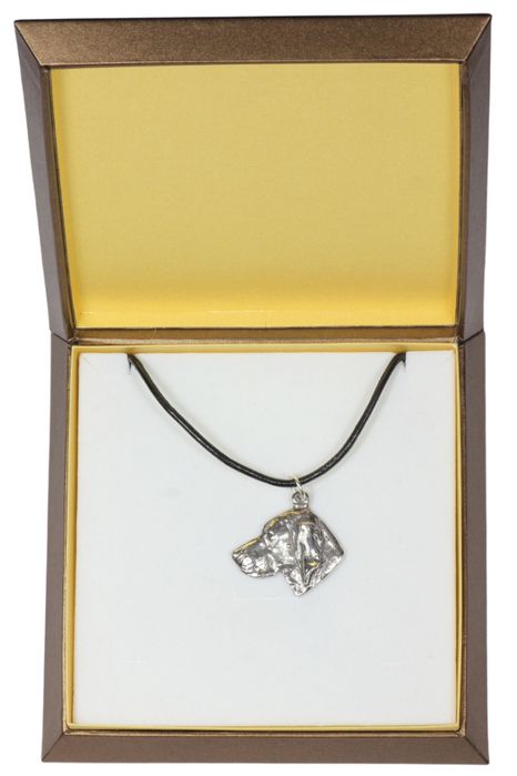 Wyżeł węgierski krótkowłosy naszyjnik w pudełku Art-Dog