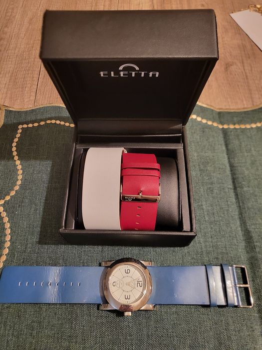 Relógio "Eletta " pulseira azul