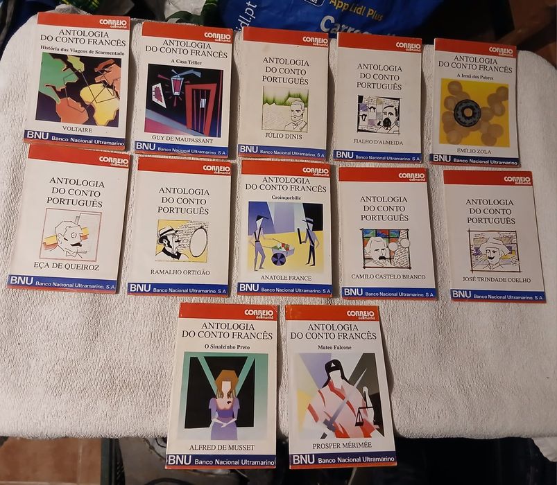Coleção Livros Antologia do Conto Português e do Conto Francês