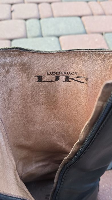 Buty męskie czarne kozaki, również na motocykl