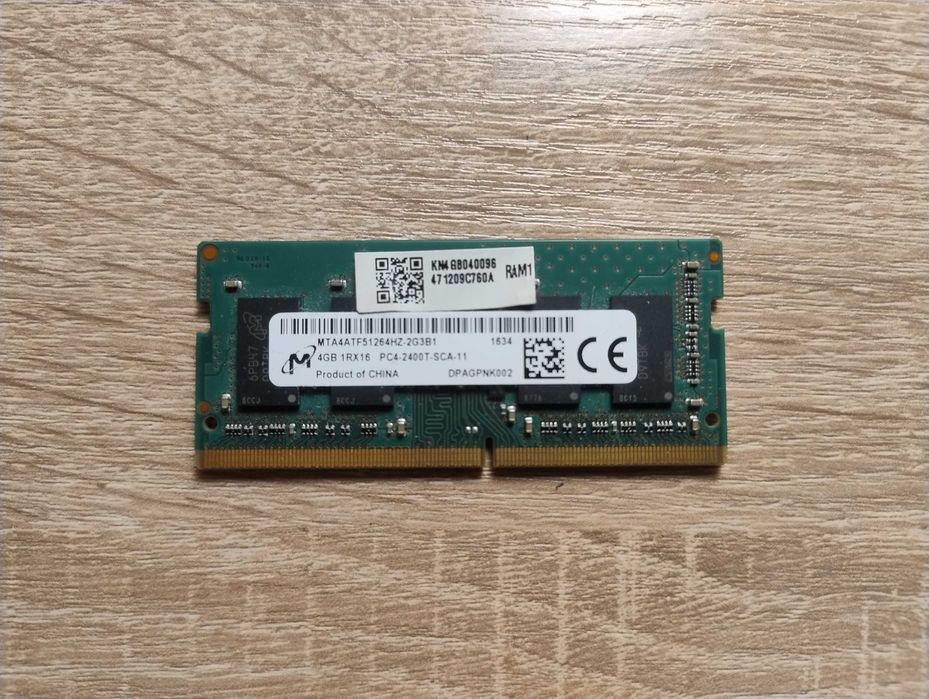 Оперативна пам'ять SODIMM DDR4 4Gb