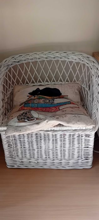Cesto de vime - Decorativo/Arrumação - quarto criança