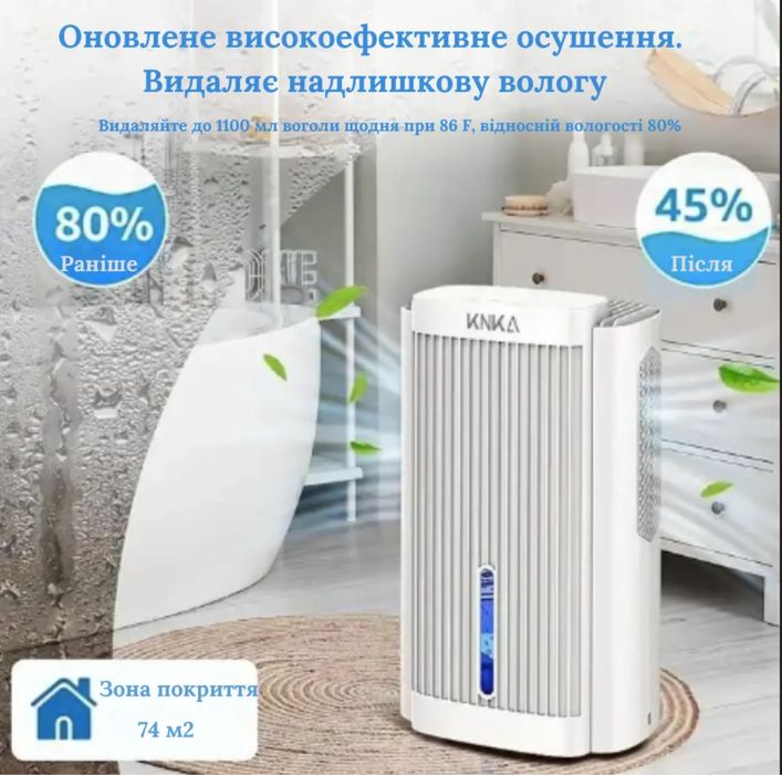 Осушувач повітря KNKA CS06. На 70м.кв.