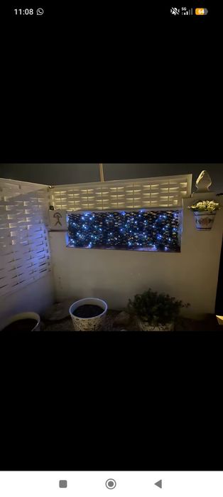 Decoração leds jardim 22 metros