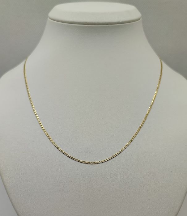 Nowy złoty łańcuszek, Pancerka. Złoto 14k / 585. Długość 50cm. Polecam