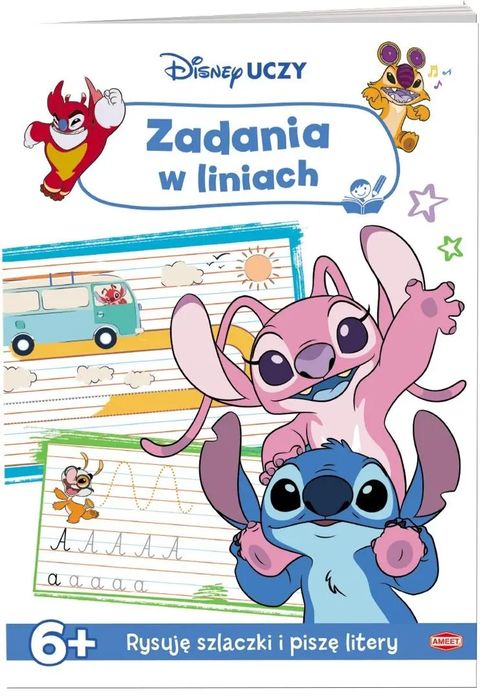 Disney uczy. Stitch. Zadania w liniach. Ameet. Nowy Produkt