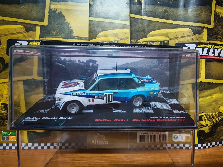 Fiat 131 Abarth - Rally Monte Carlo 1980 - escala 1:43