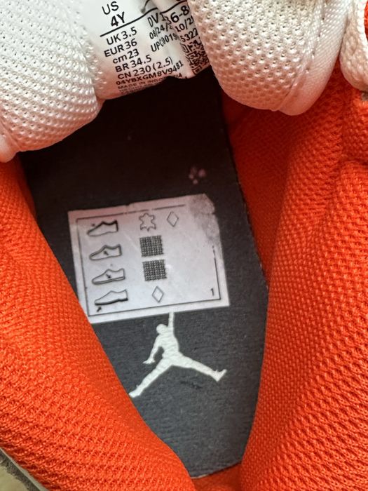 Buty sportowe sneakersy Nike Jordan 1 mid se orange suede