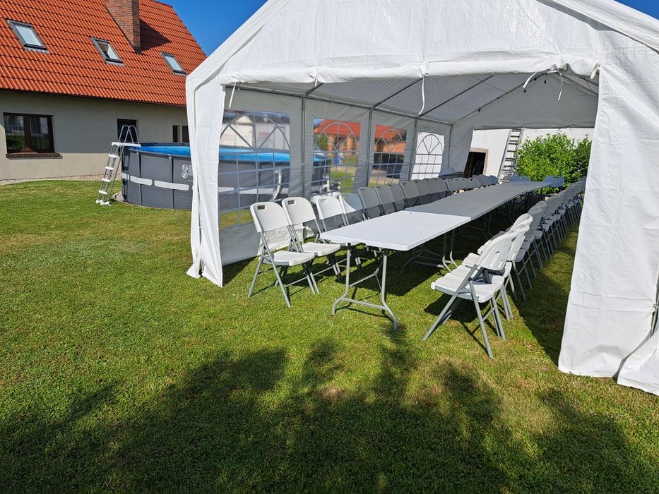 Wynajem namiotów imprezowych 4×8 /5×10m.  Dmuchaniec !!