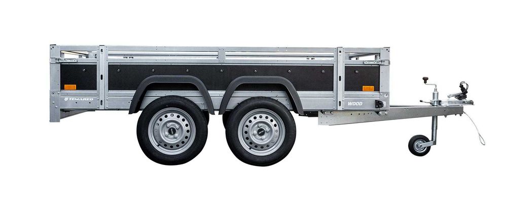 Przyczepka samochodowa 264x126x40 Temared WOOD 2612/2 DOSTAWA POD DOM
