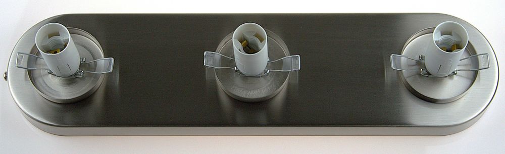 Lampa wisząca Livarno Home,3 punkty E14 LED,nikiel,nowoczesna,sufitowa