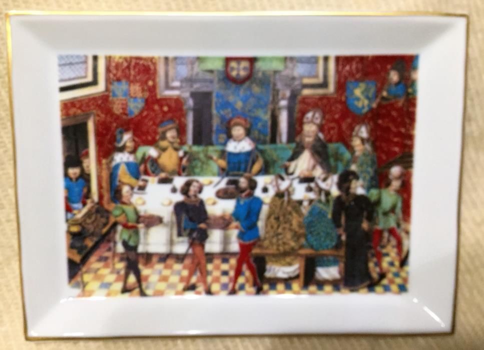 Prato decorativo em Porcelana