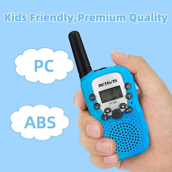 Retevis RT388 Walkie Talkie Rádios Lanterna Campismo Brinquedo  Natal