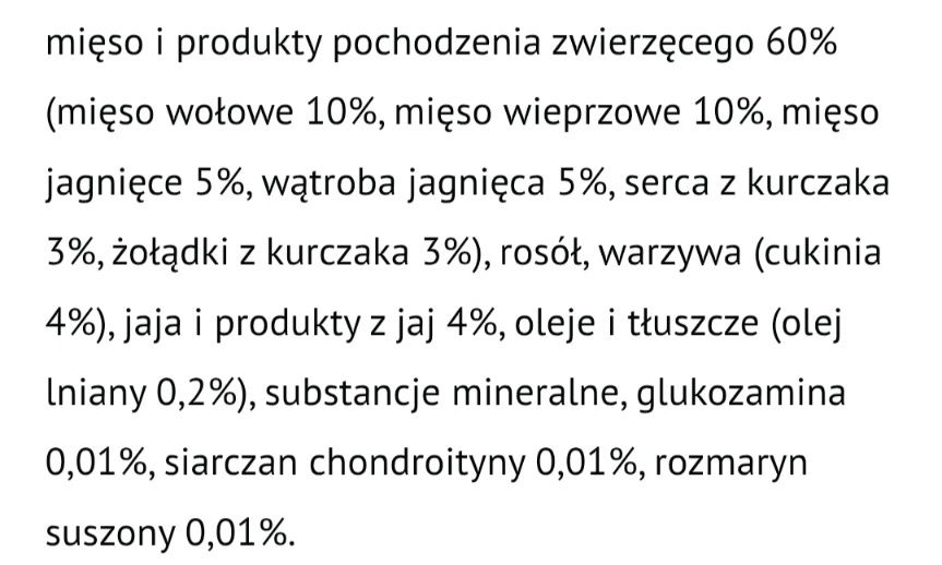 Sprzedam karmę dla psa seniora