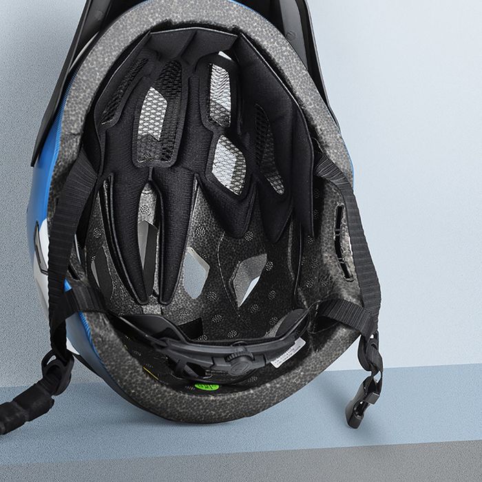 Kask rowerowy dziecięcy z odpinaną szczęką rozmiar m 54-57cm -