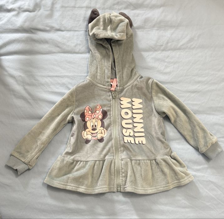 Jasnoniebieski dresik Disney Baby z Myszką Minnie rozmiar 80