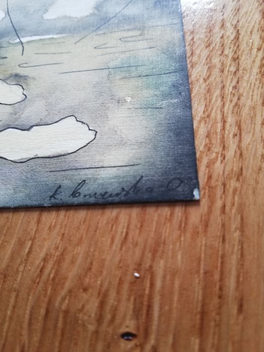 Akwarela Miniatura oryginał Katarzyna  Bruniewska-Gierczak