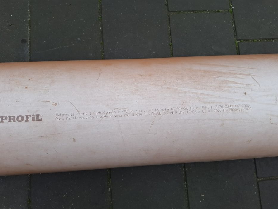 Rura pcv 200 x 3m