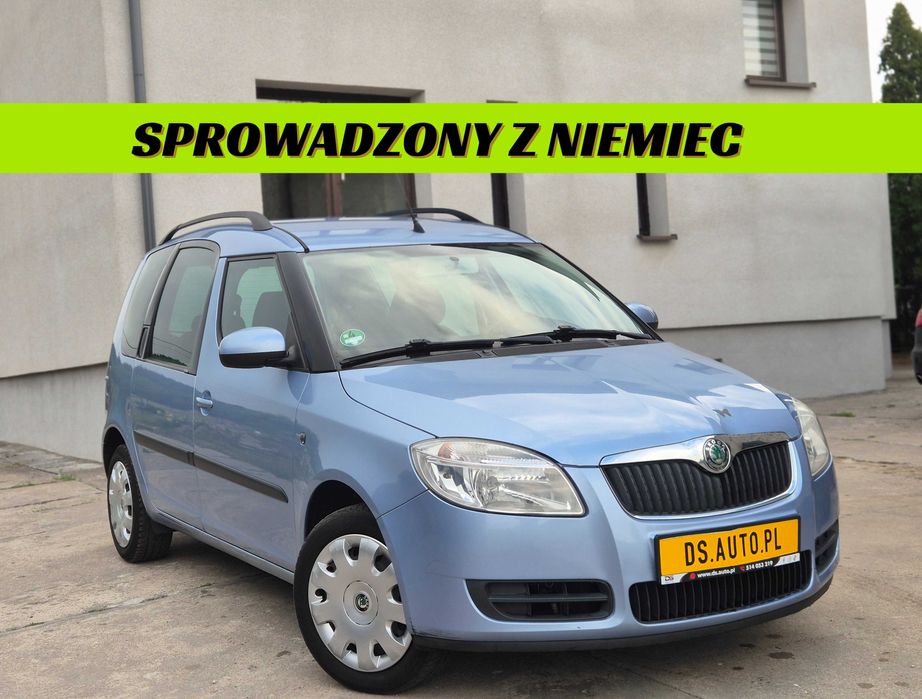 Skoda Roomster • 1.6 benzyna MPI • HAK • sprawna KLIMATYZACJA • z Niemiec