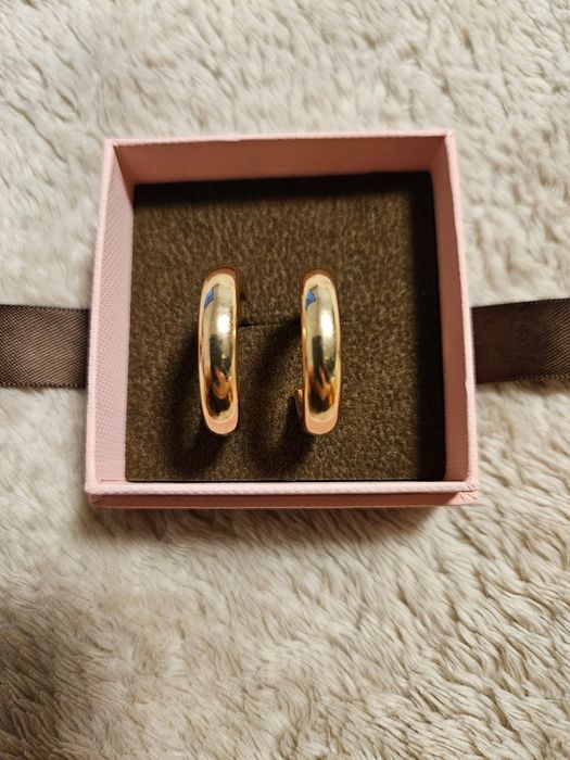 Nowe kolczyki kółka.