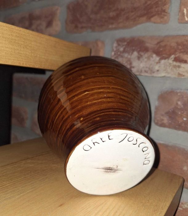 Oree Toscana brązowy wazon ceramiczny
