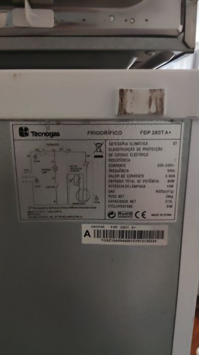 Frigorífico  Tecnogas