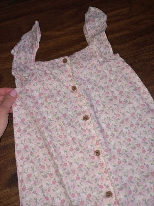 Фирменный легкий комбинезон ромпер HiM на девочку 2-3 года