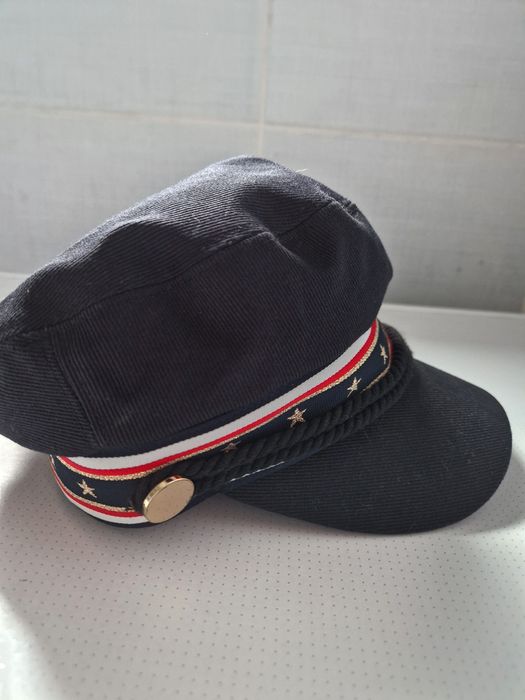 Kaszkiet czapka Tommy Hilfiger granat