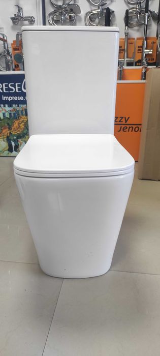 Компакт-унітаз безобідковий Soft-close новітня система змиву Торнадо