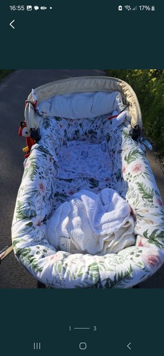 Wozek emaljunga 2 w 1 że śpiworkiem