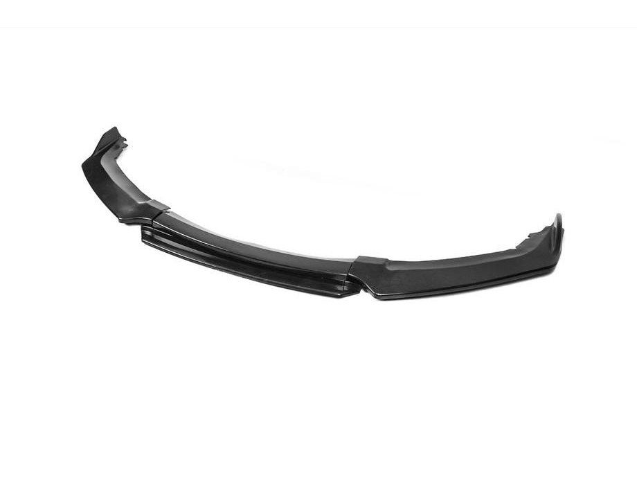 Volkswagen Caddy 2010-2015 рр. Передня лип накладка Niken Black (ABS)
