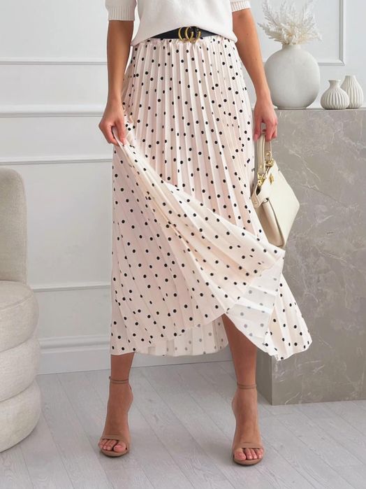 Spódnica,midi 90cm,,plisy