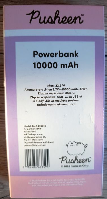 Pusheen powerbank 10000 Mah