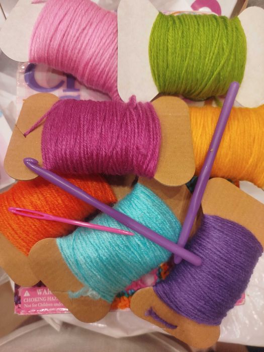 Arte do crochet para crianças