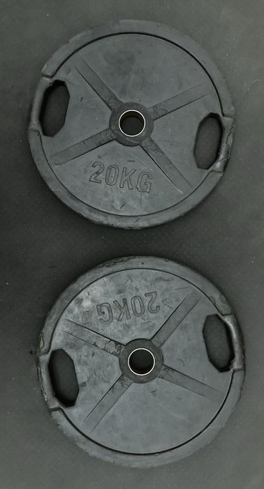 Takerze olimpijskie gumowane 20kg